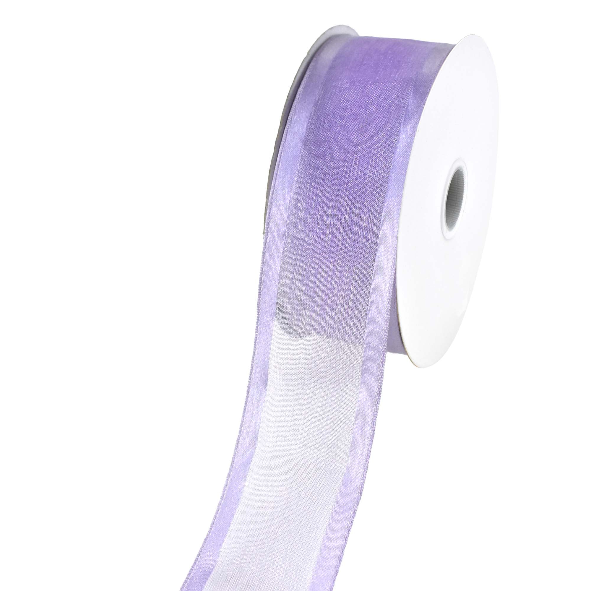 Sheer Organza with Satin Wired Edge Ribbon, 1-1/2-inch, 25-yard - Image 4