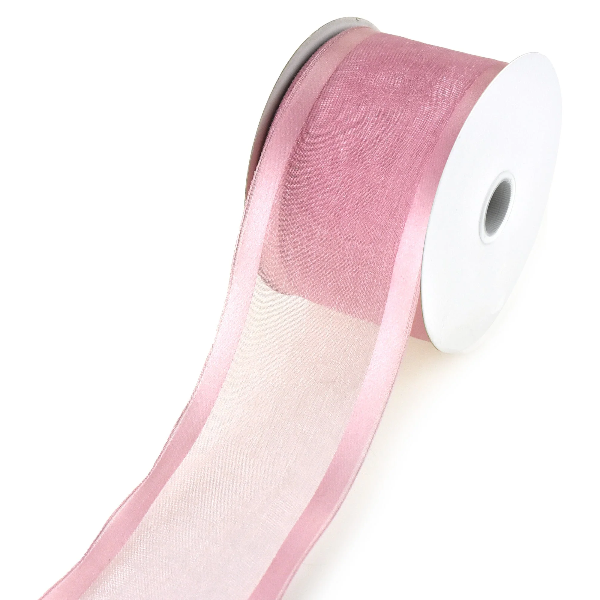 Sheer Organza with Satin Wired Edge Ribbon, 2-1/2-inch, 25-yard - Image 5