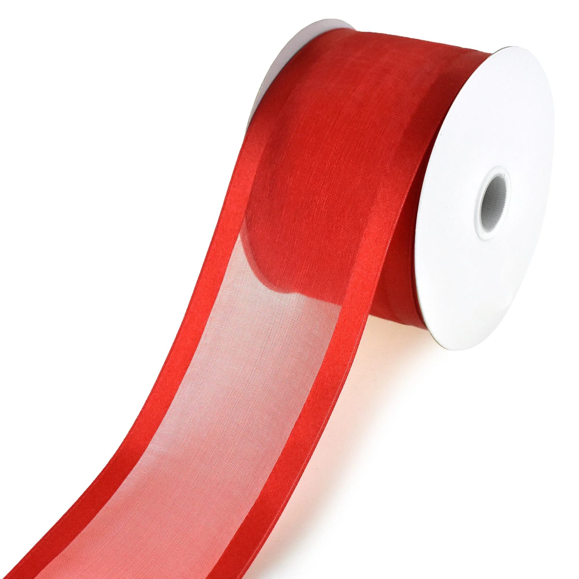 Sheer Organza with Satin Wired Edge Ribbon, 2-1/2-inch, 25-yard - Image 8