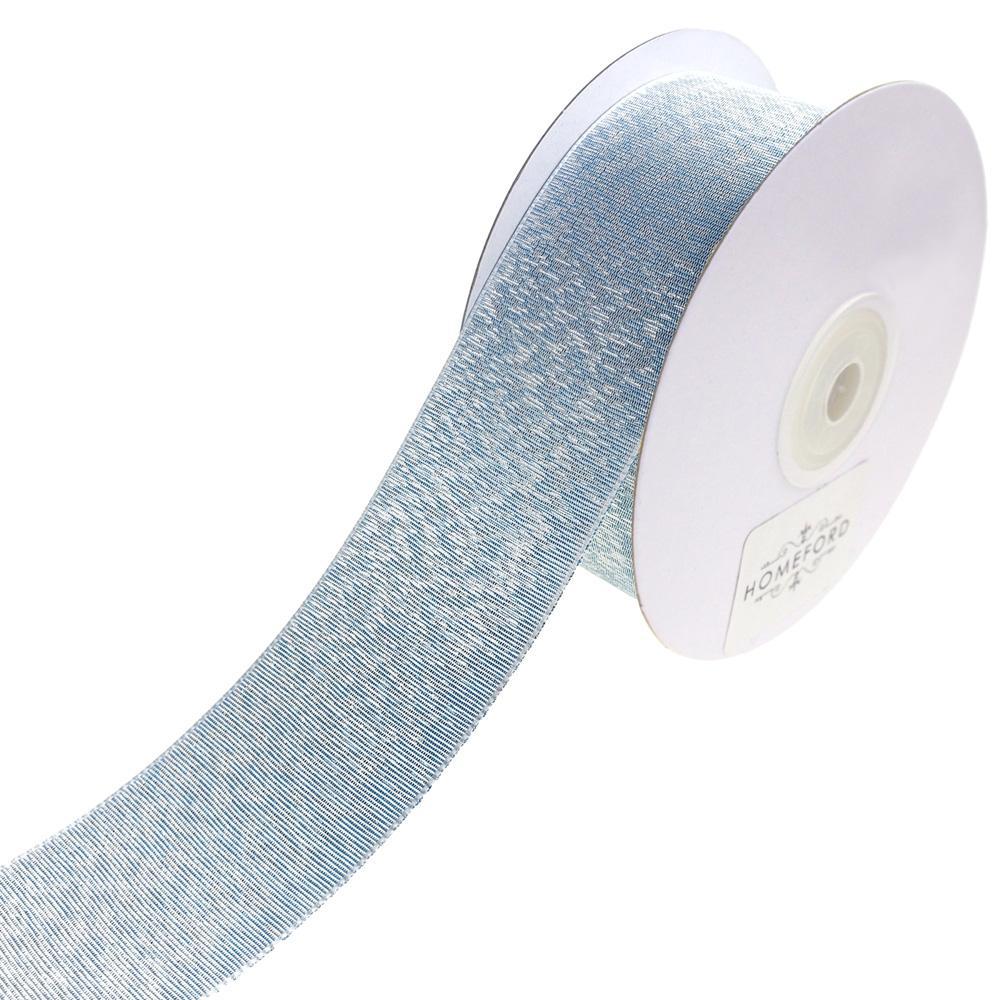 Shimmering Metallic Textured Weave Ribbon, 1-1/2-Inch, 10-Yard - Image 2