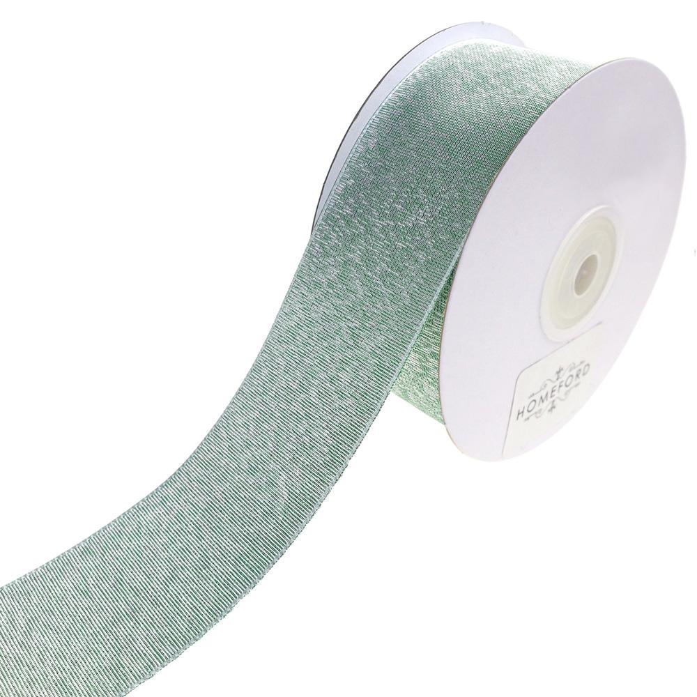 Shimmering Metallic Textured Weave Ribbon, 1-1/2-Inch, 10-Yard - Image 3