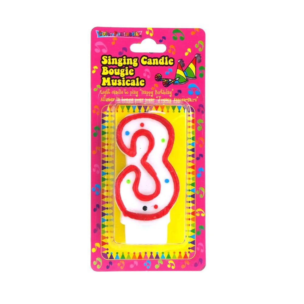 Singing Birthday Candle Number, 2-1/2-Inch - Image 5