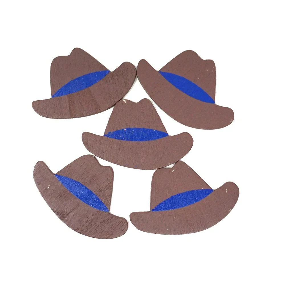 Small Cowboy Hat Wooden Favors, 1-1/2-Inch, 100-Count - Image 2