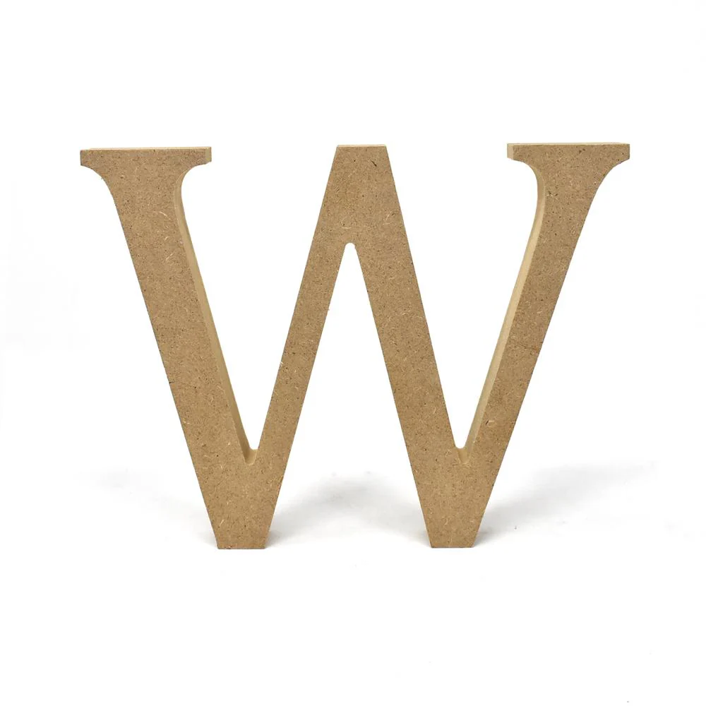 Smooth Pressed Board Wood Serif Letter, Natural, 5-1/8-Inch - Image 24