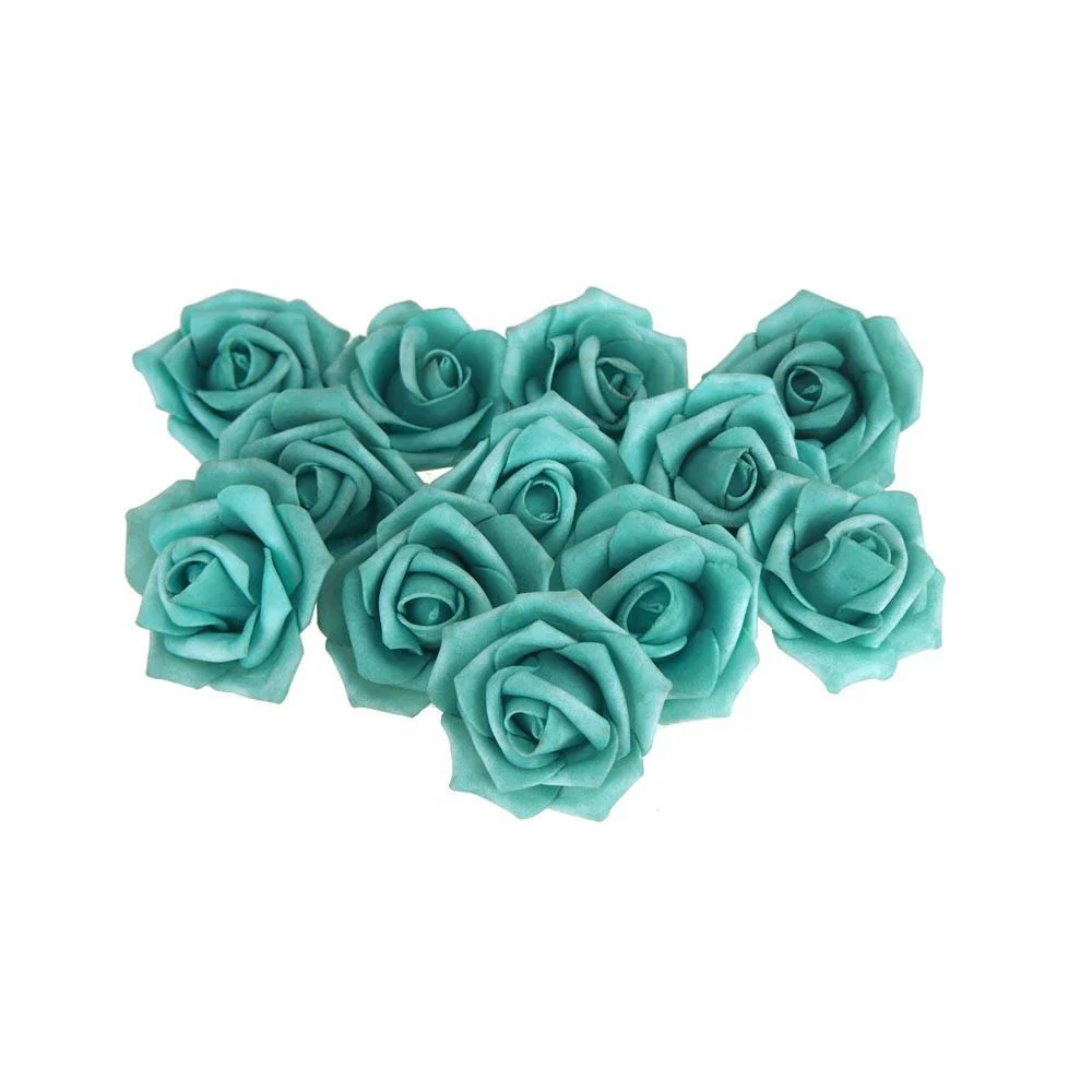 Foam Roses Flower Head Embellishment, 1-1/2-Inch, 12-Piece - Image 2