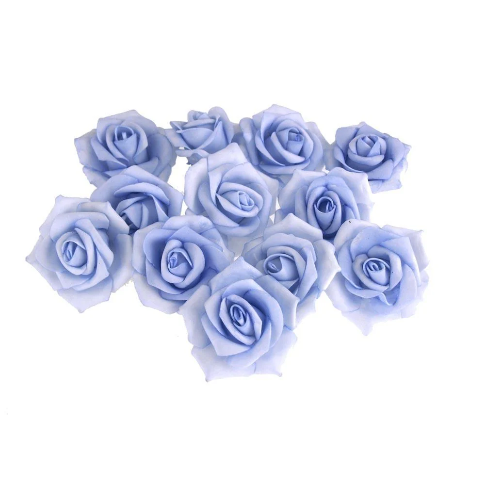 Foam Roses Flower Head Embellishment, 2-Inch, 12-Piece - Image 3