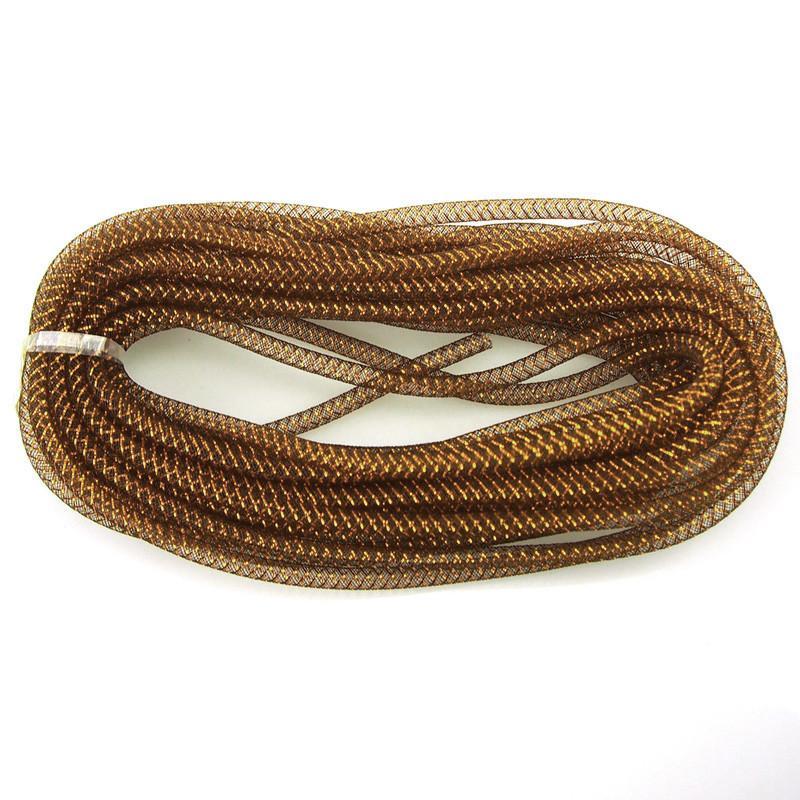 Solid Mesh Tubing Deco Flex Ribbon, 8mm, 10 Yards - Image 3