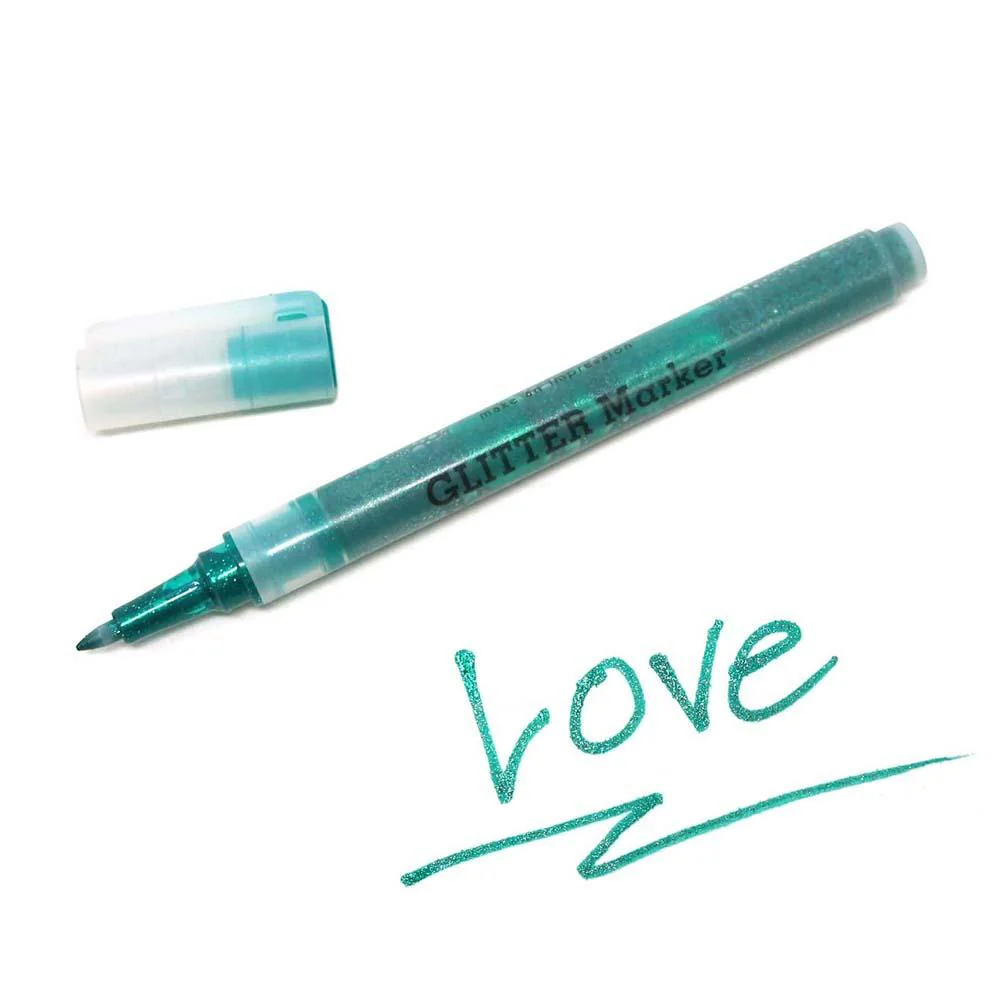 Sparkling Glitter Marker 0.7mm Fine Point, 5-inch - Image 2