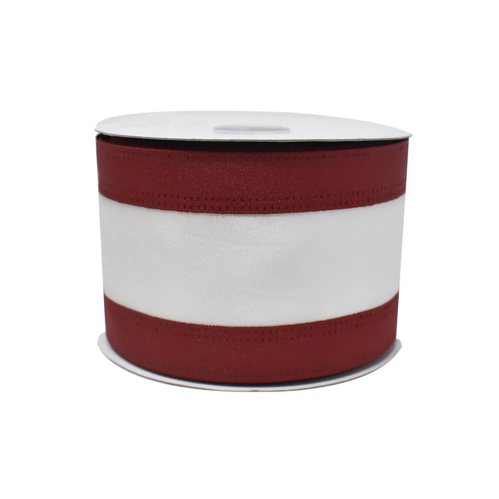 Stripe Sport Theme Ribbon Wired Edge, 2-1/2-inch, 10-yard - Image 10