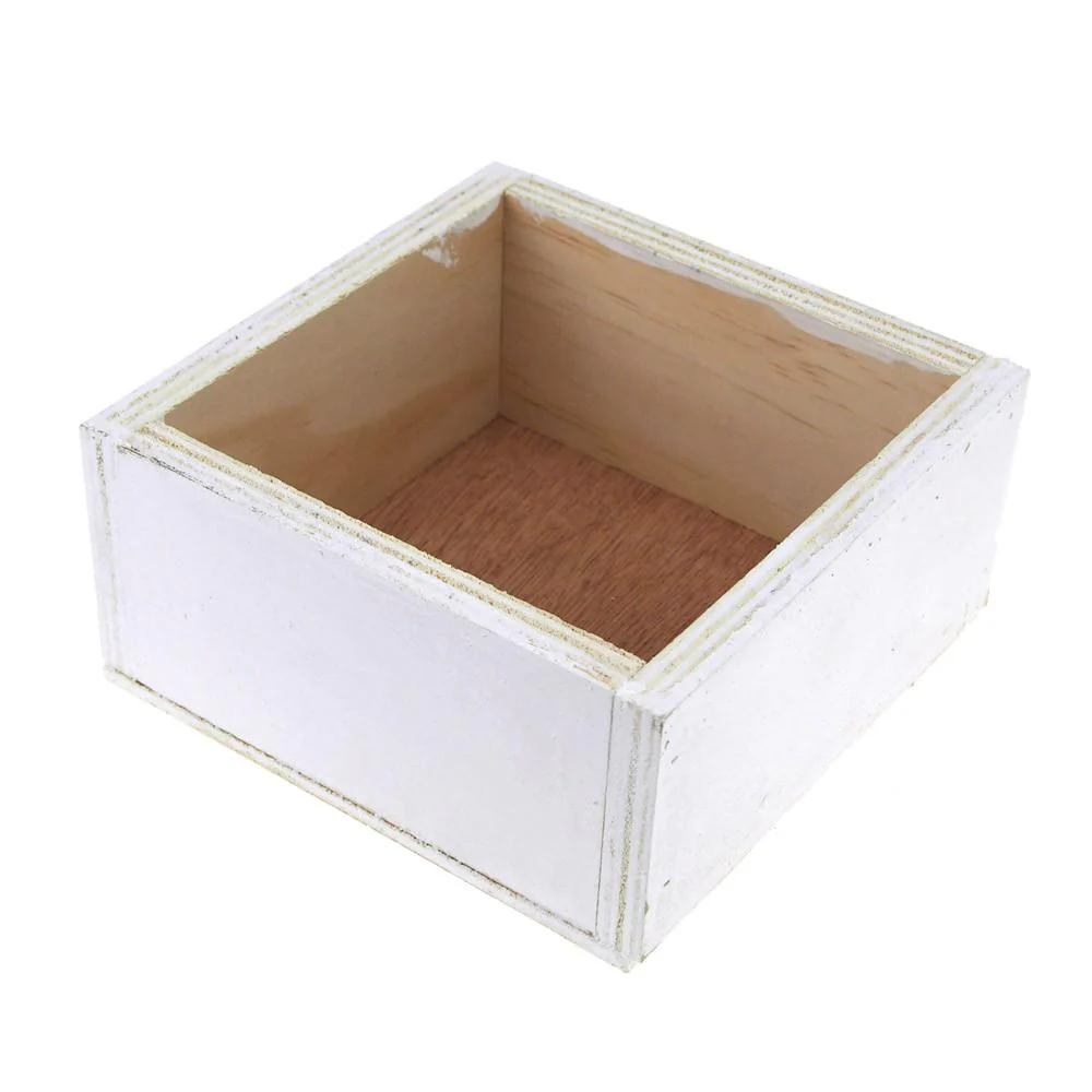 Square Wooden Crate, 6-Inch x 6-Inch - Image 6