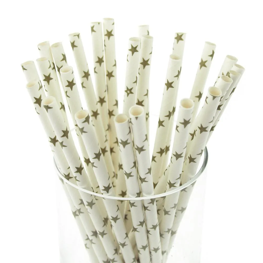 Star Paper Straws, 7-3/4-inch, 25-Piece - Image 7