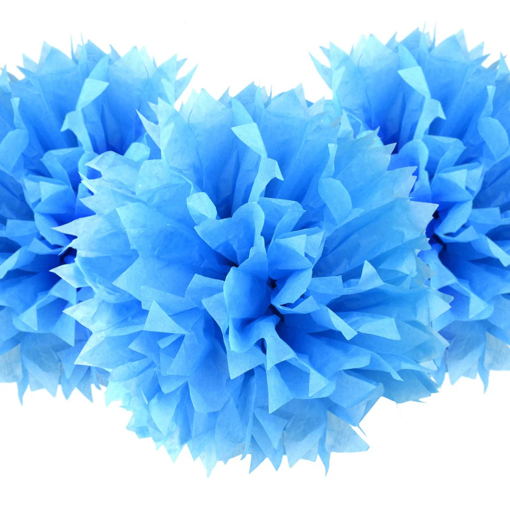 Starburst Tissue Paper Pom-Poms, 17-Inch, 3-Count - Image 6