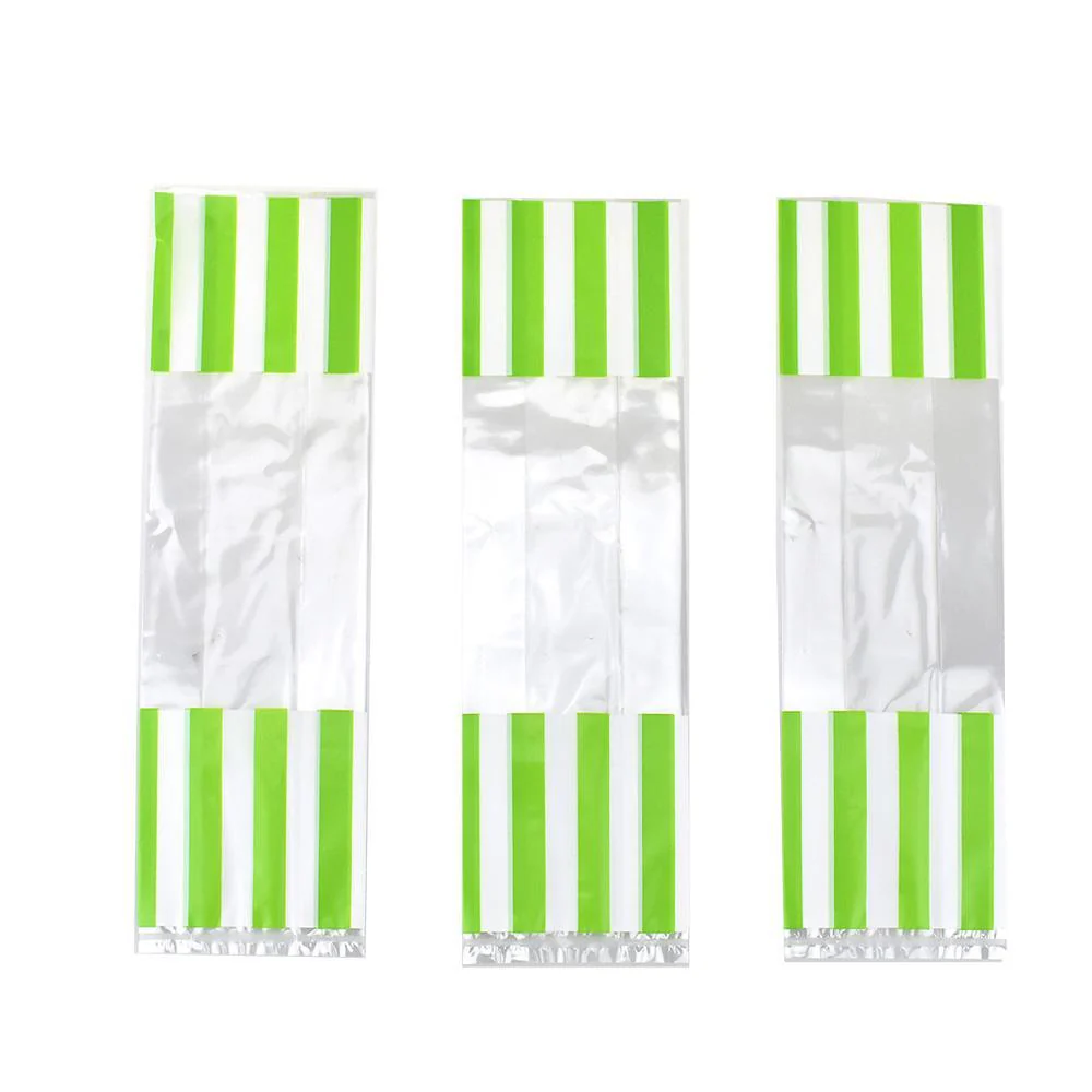Striped Slim Party Favor Bags, 10-3/4-Inch, 12-Count - Image 2