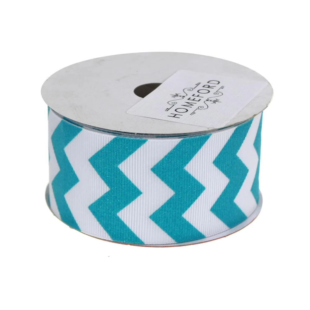 Sugar Chevron White Grosgrain Ribbon, 1-1/2-inch, 3-yard - Image 6