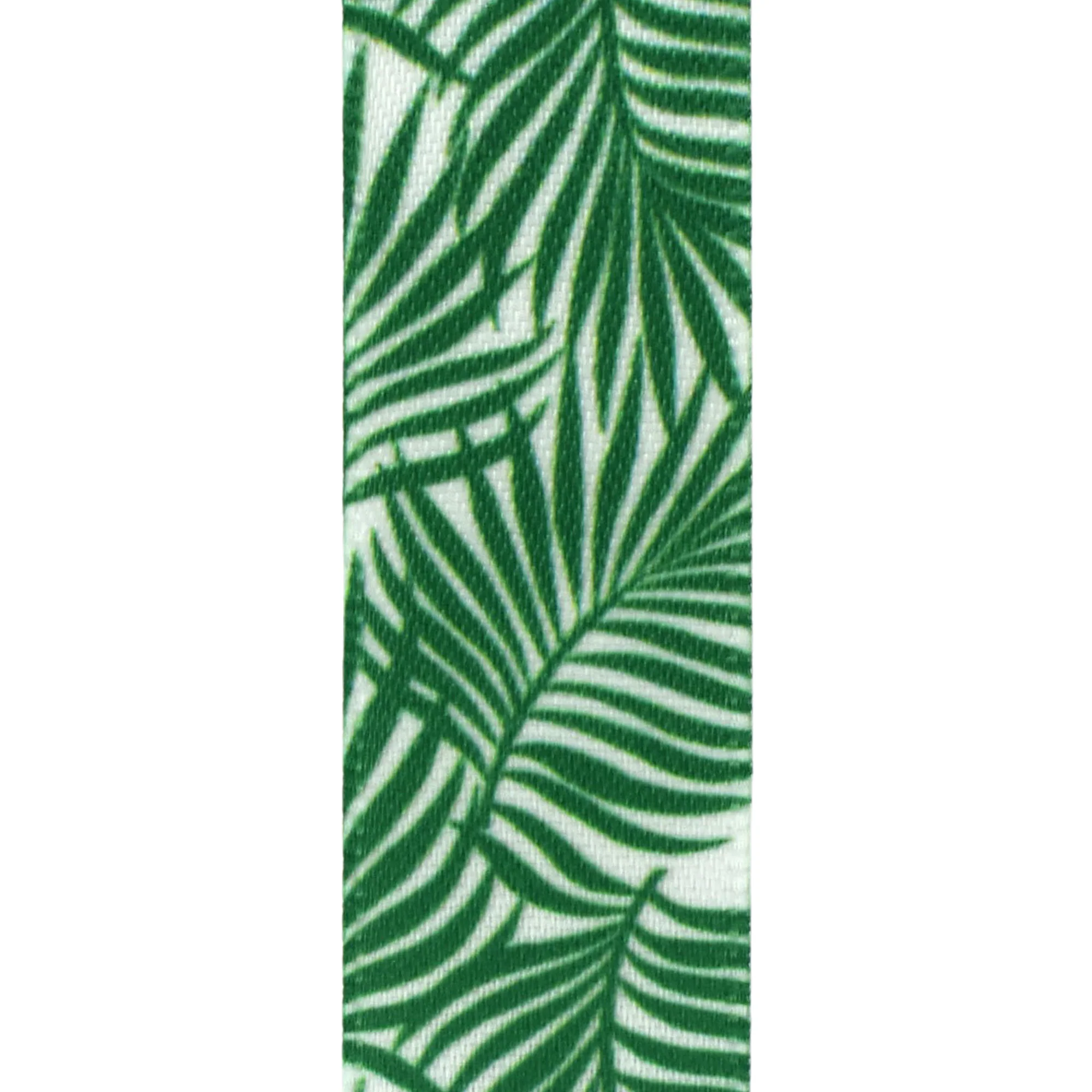 Summer Tropical Fern Leaves Satin Ribbon, 5/8-inch, 10-yard - Image 3