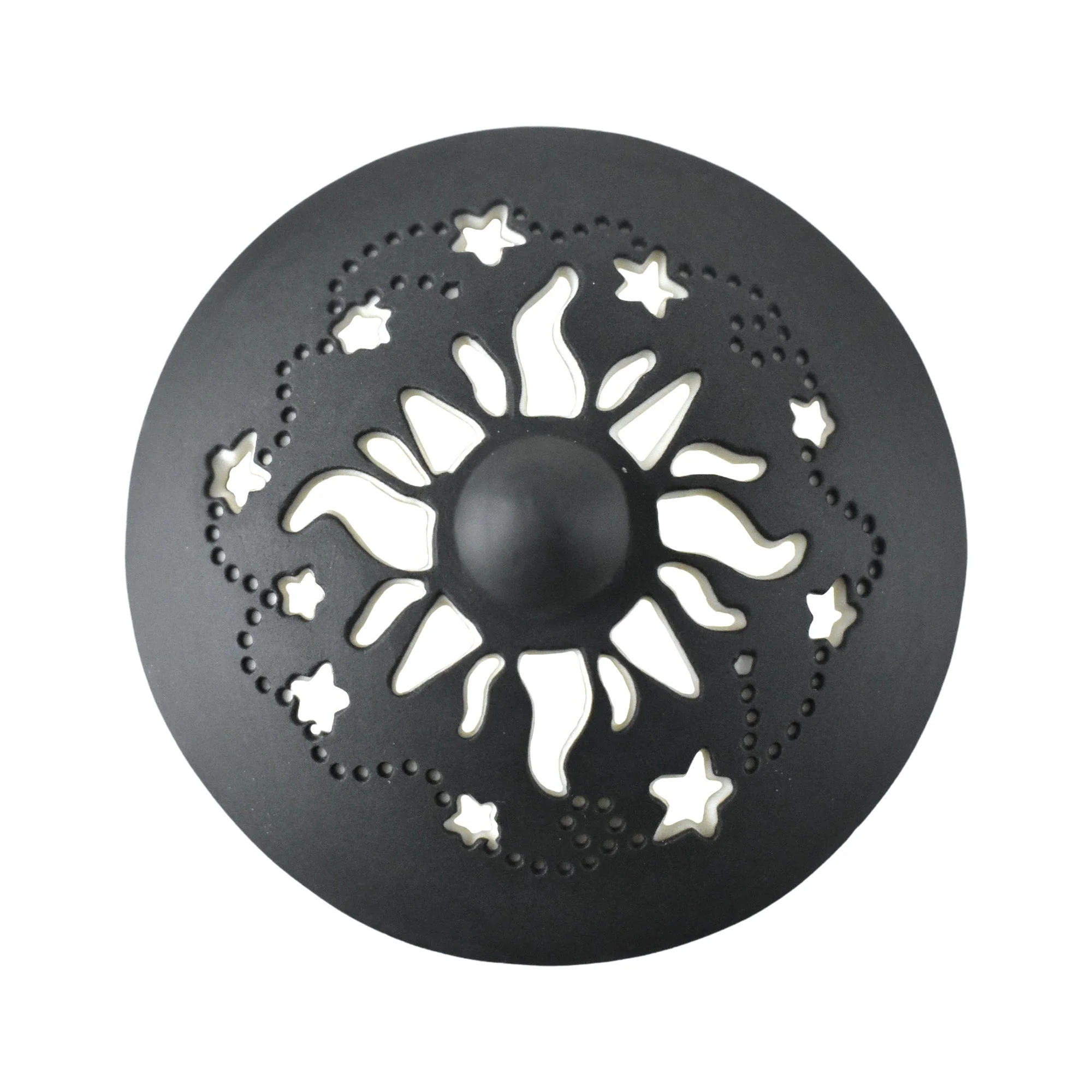 Sun and Moon Vase Tea Light Candle Holder, 3-Inch - Grey - Image 3