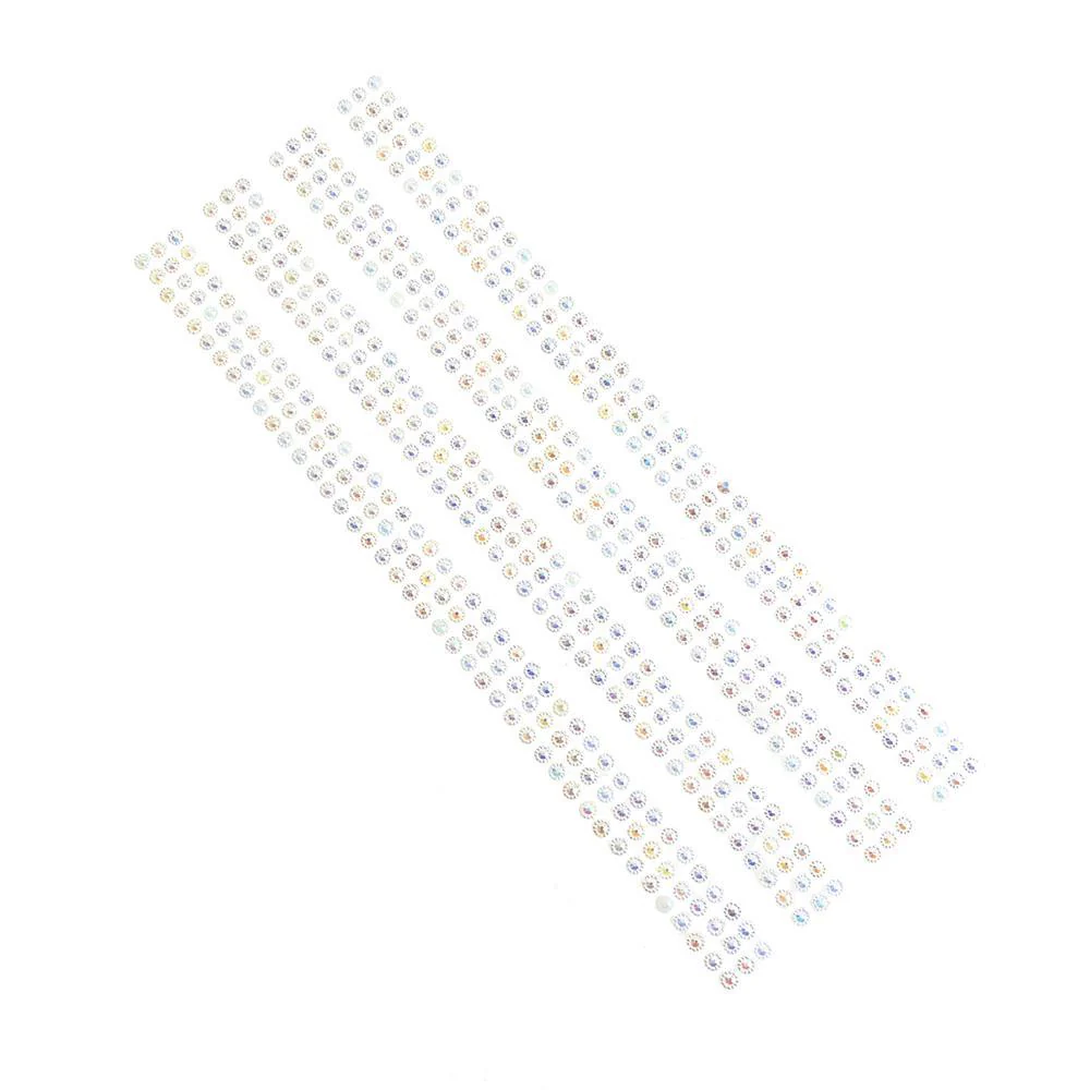 Sunflower Gemstone Ribbon Stickers, 5mm - Image 2