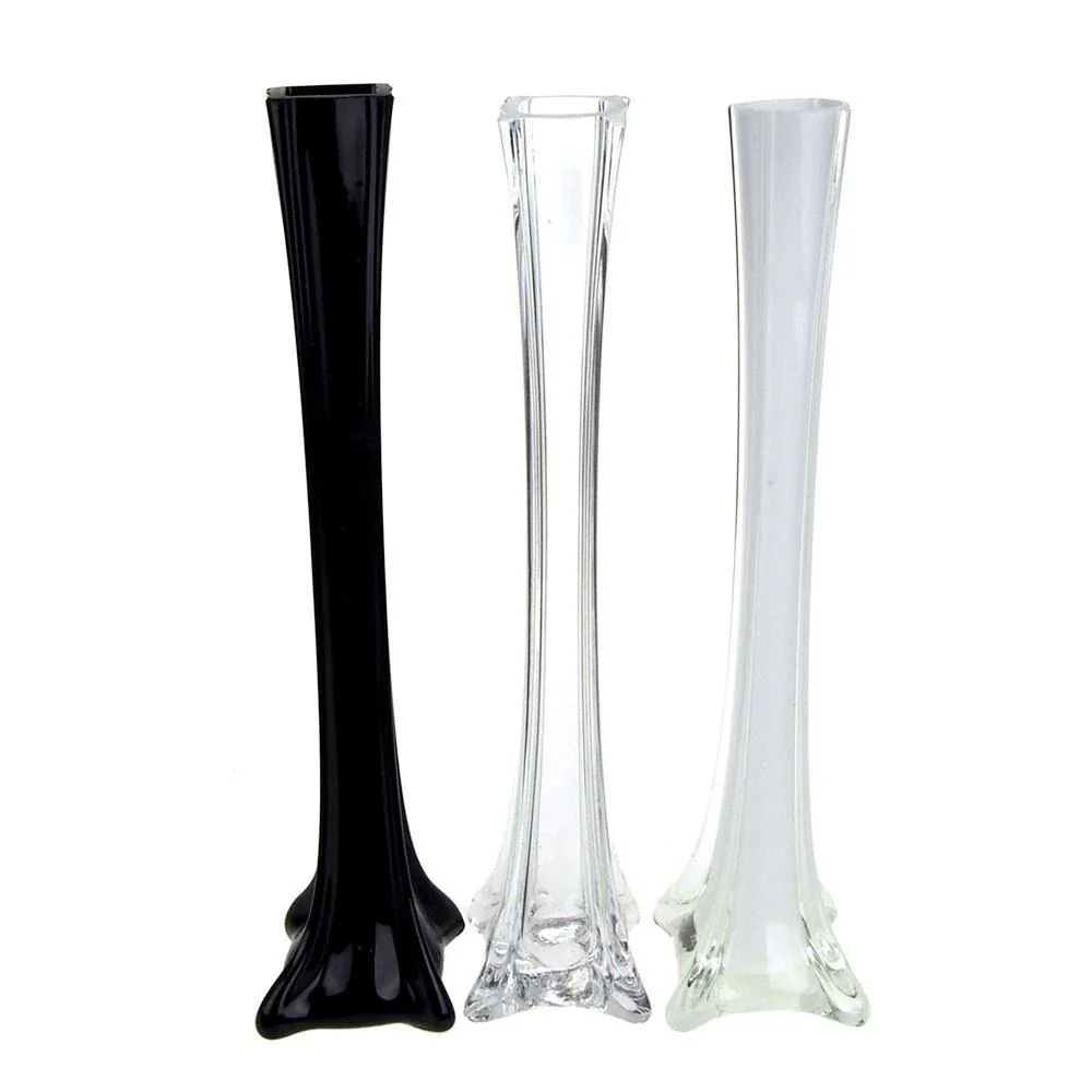 Tall Eiffel Tower Glass Vase Centerpiece, 16-inch, 24-count - Image 2