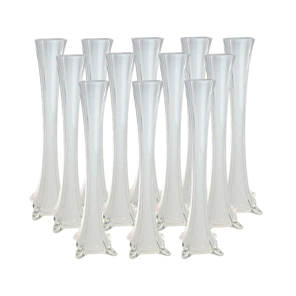 Tall Eiffel Tower Glass Vase Centerpiece - Image 7