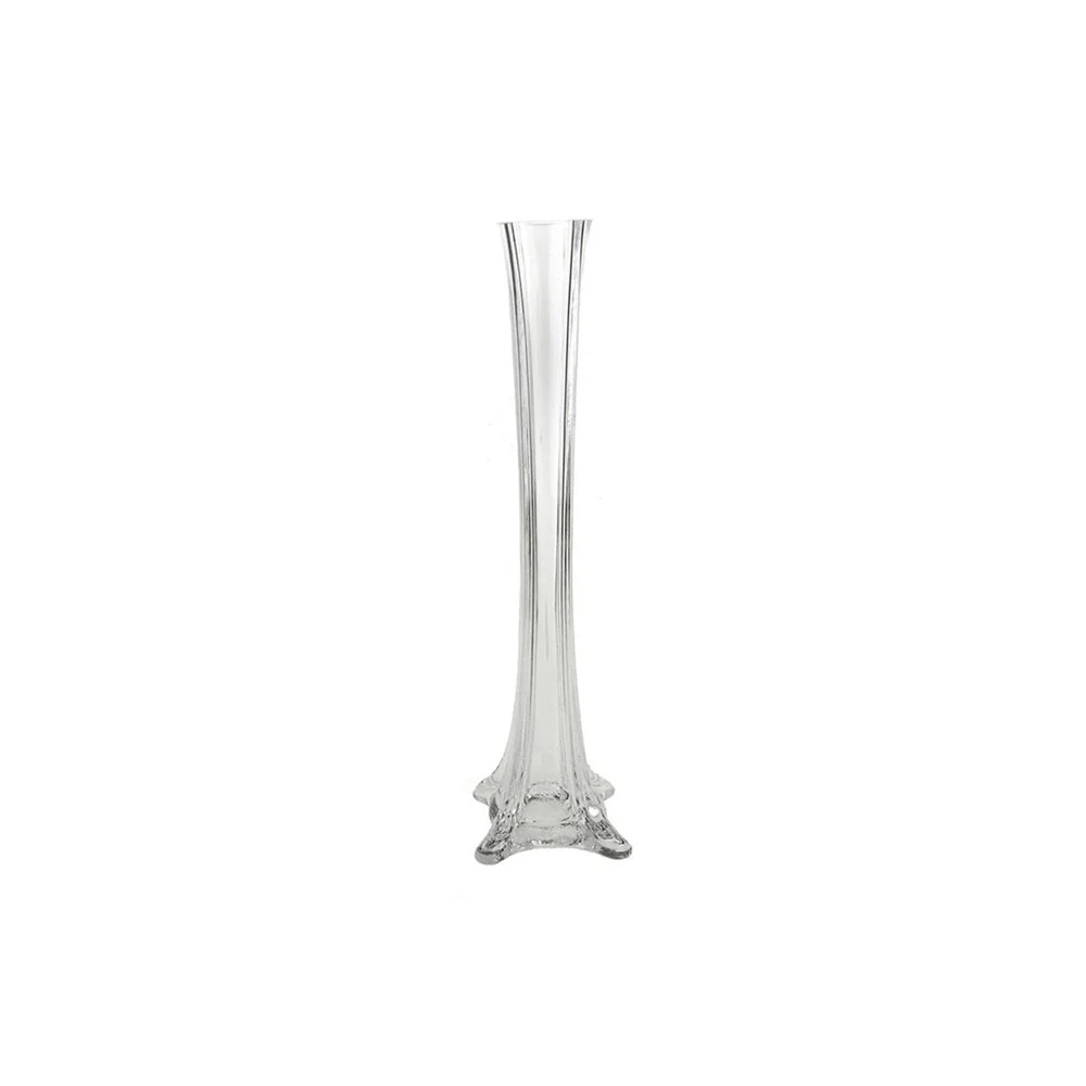 Tall Eiffel Tower Glass Vase Centerpiece - Image 8