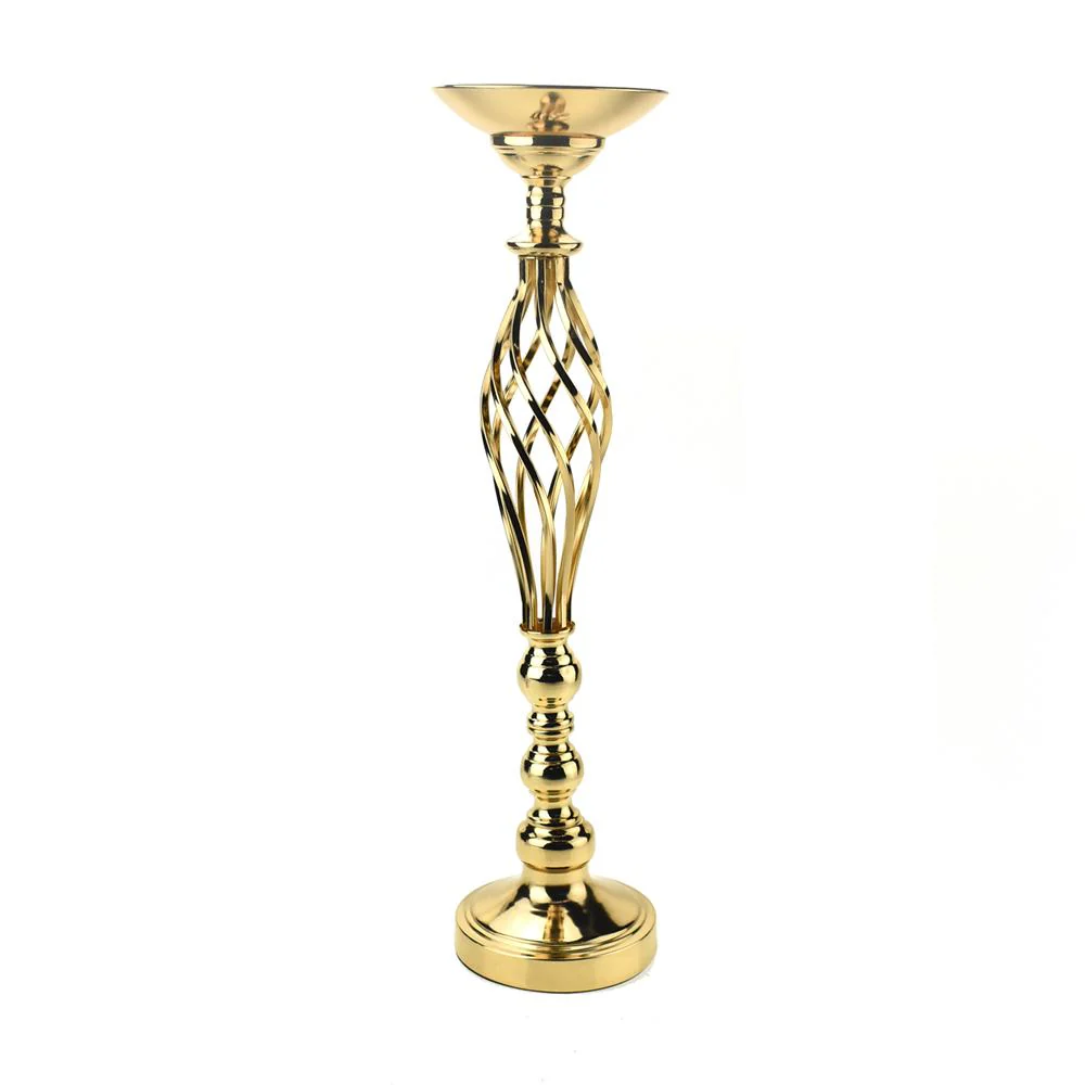 Tall Twisted Candle Holder Metal Centerpiece, 22-3/4-Inch - Image 2
