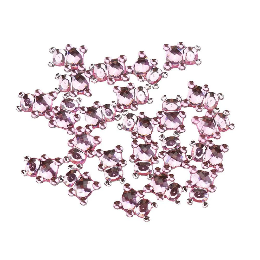 Teddy Bear Gem Confetti, 5/8-Inch, 36-Count - Image 3