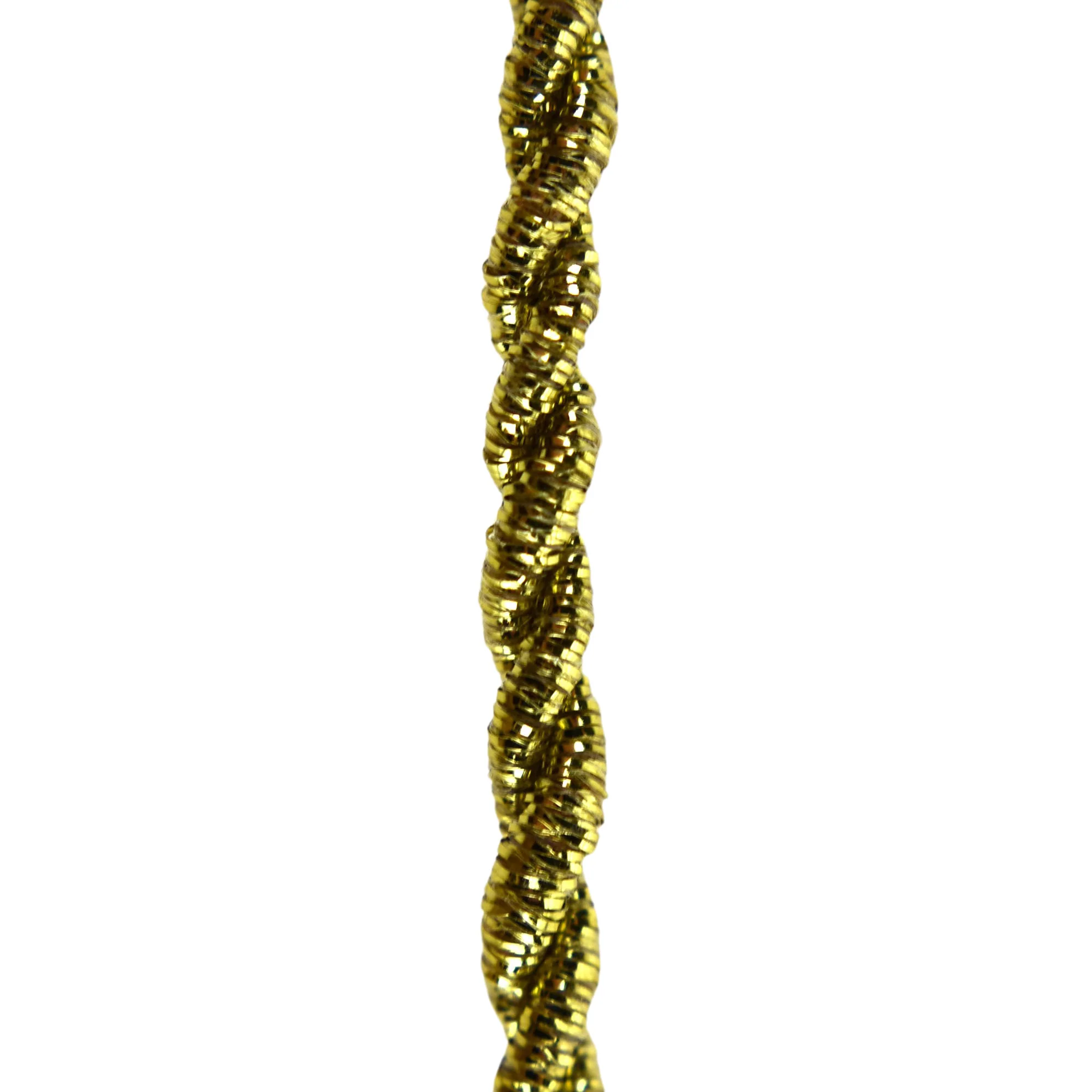 Twisted Cord Rope 2 Ply, 3mm, 25-yard, Gold Trim - Image 19