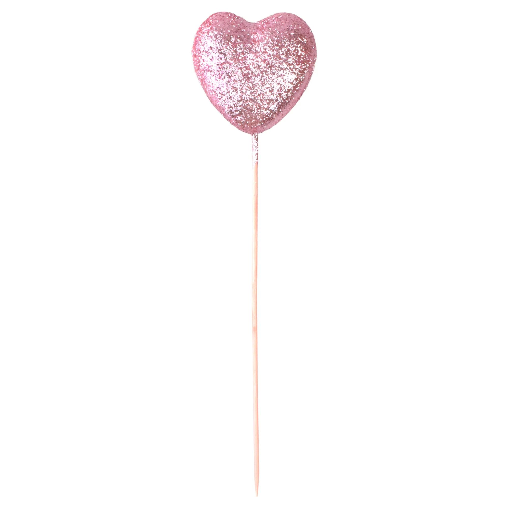 Valentine's Foam Glitter Heart Picks - Image 3