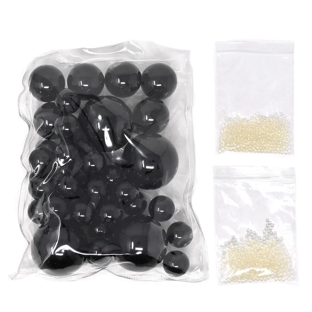 Vase Filler Pearls with Aqua Jelly Beads, 5/16-Pound - Image 3