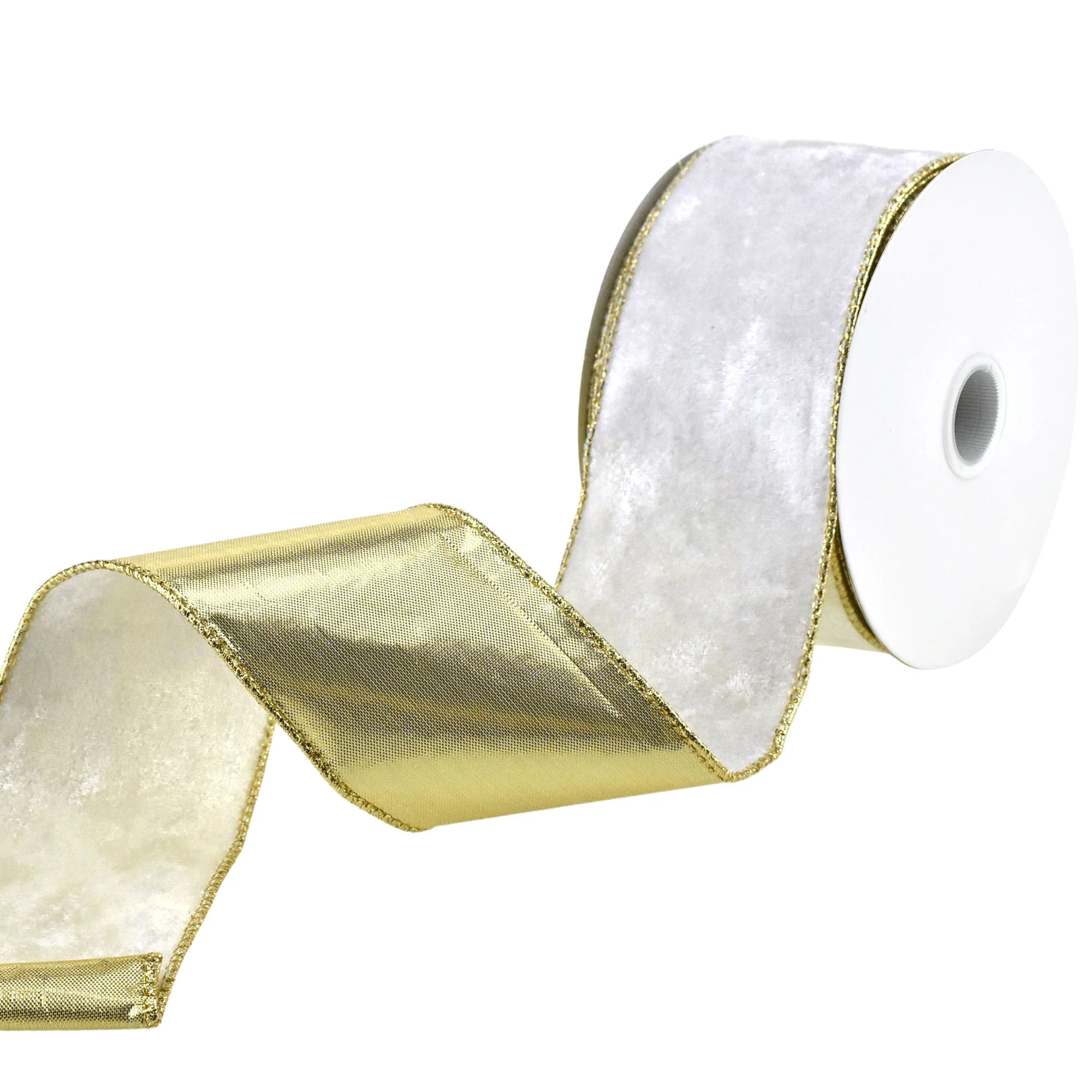 Christmas Velvet and Gold Back Wired Ribbon, 2-1/2-Inch 10-Yard - Image 22