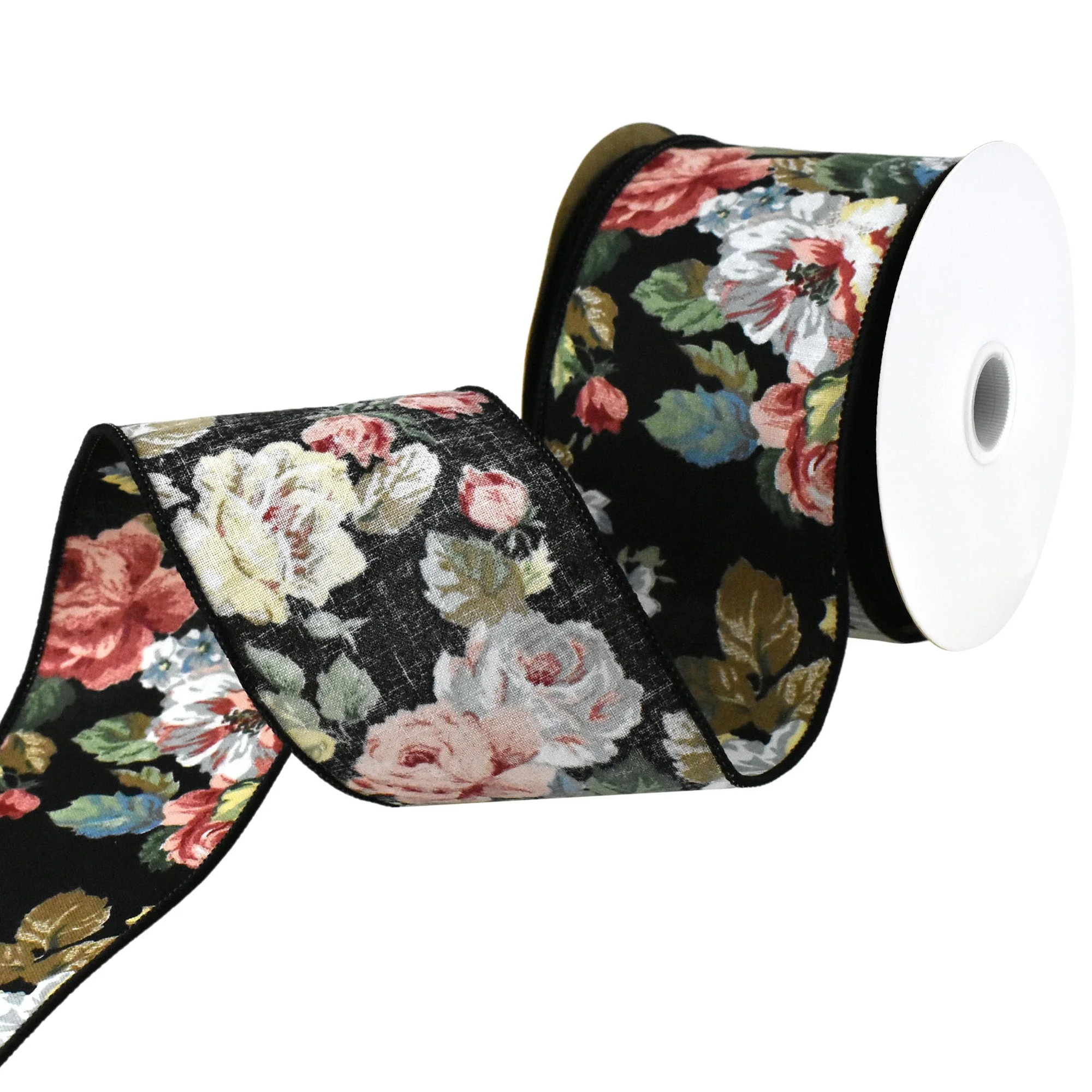 Victorian Rose Garden Wired Ribbon, 2-1/2-Inch, 10-Yard - Image 3