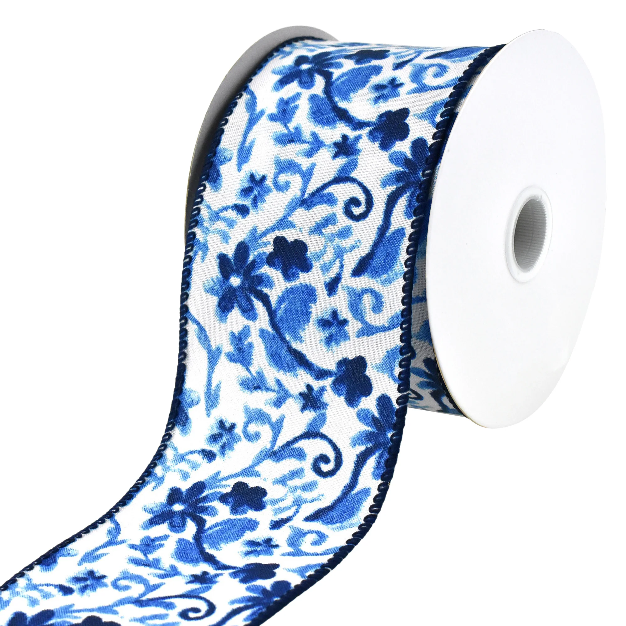 Watercolor Flower Branches Wired Ribbon, 2-1/2-Inch, 10-Yard - Image 7