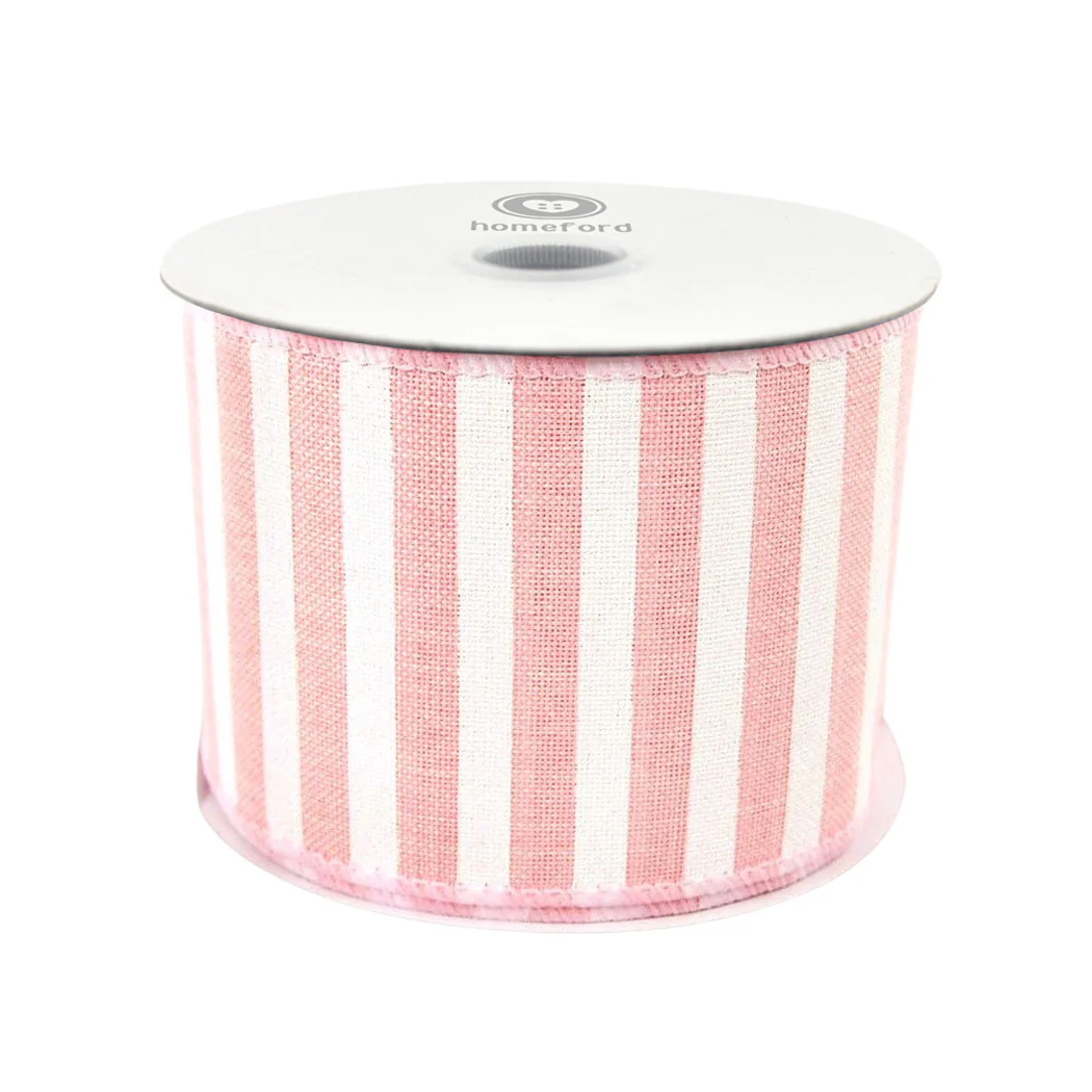 White Bold Lines Canvas Ribbon, 2-1/2-Inch, 10 Yards - Image 4