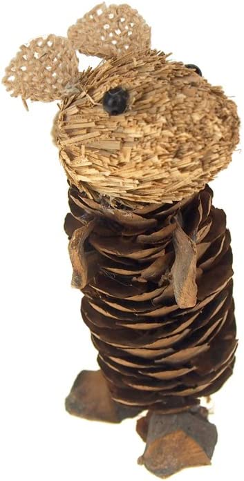 Winter Pine Cone Small Mouse Friends Decorations, 4-1/2-Inch - Image 3
