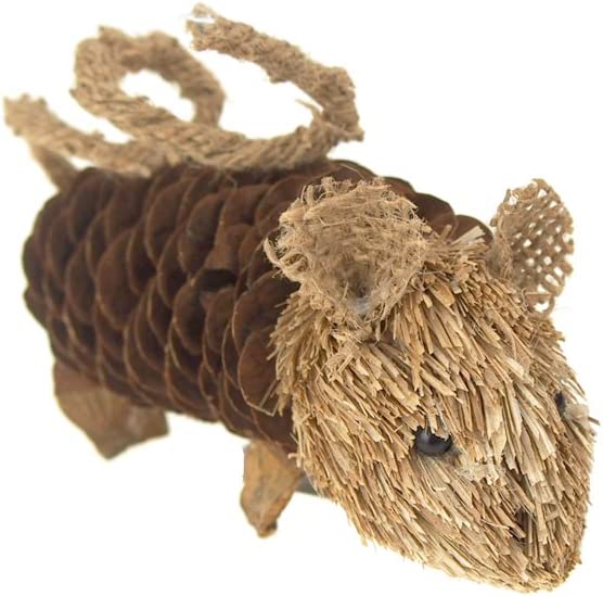 Winter Pine Cone Small Mouse Friends Decorations, 4-1/2-Inch - Image 5
