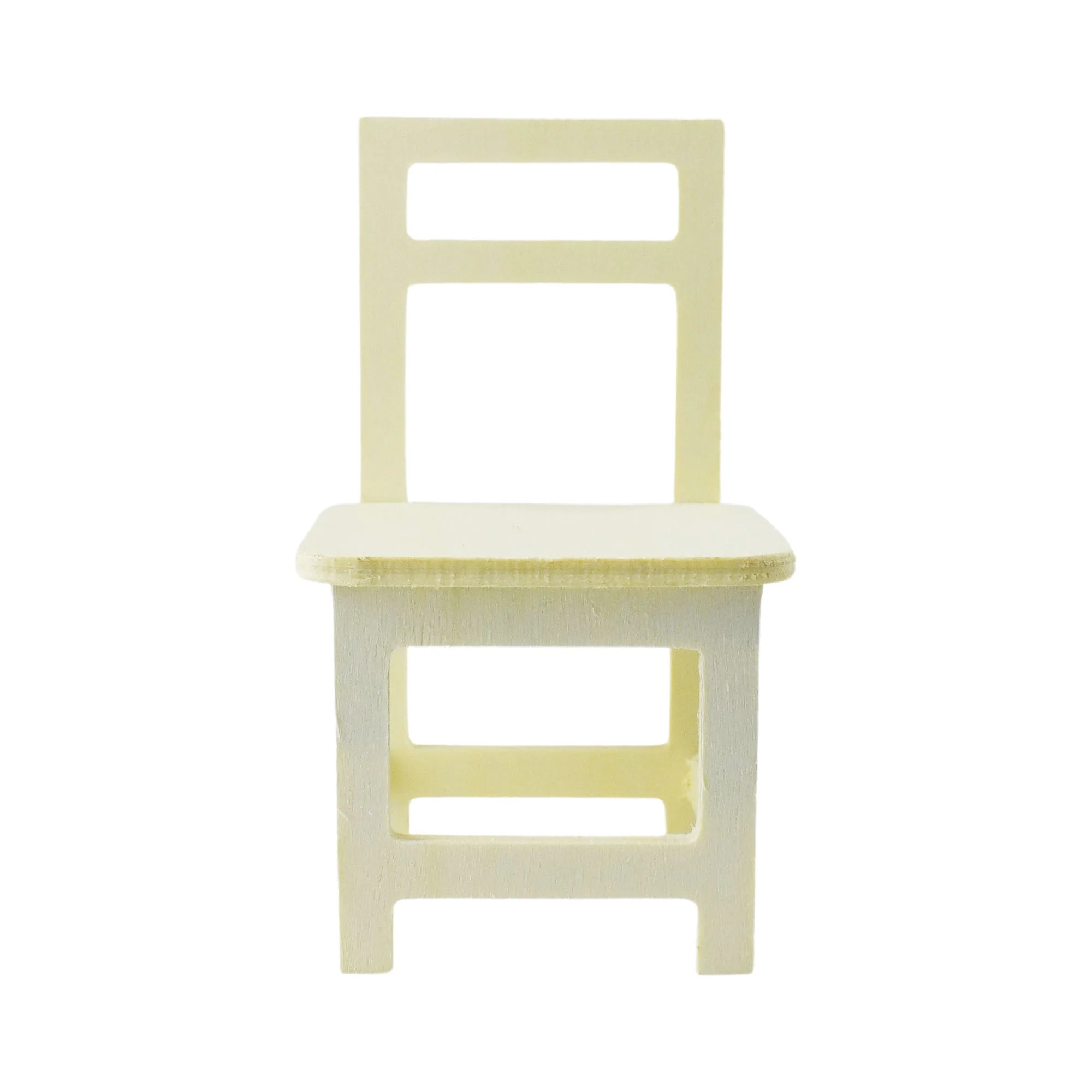 Wooden DIY Craft Model Ladder Back Chair, 5-1/4-Inch - Image 3