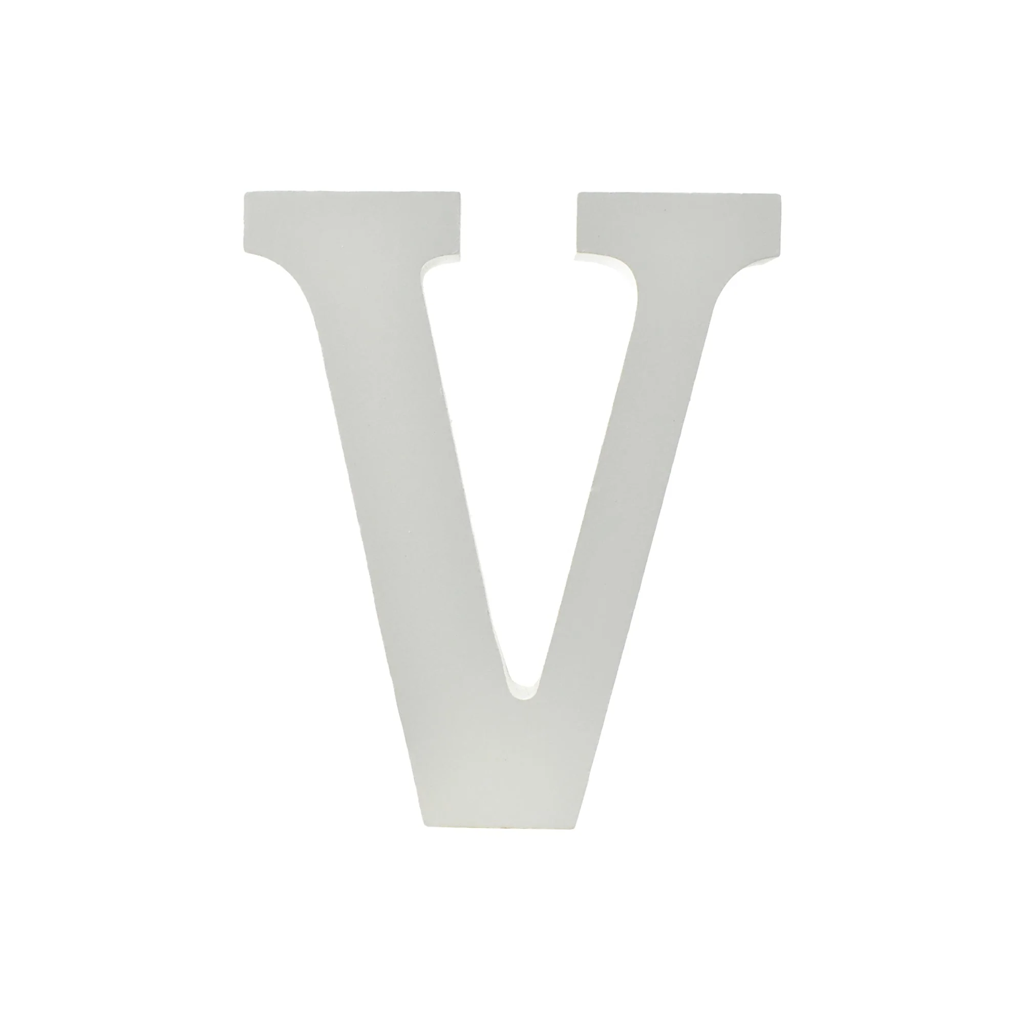 Wooden Standing Letters and Numbers, 4-3/4-inch, White - Image 22