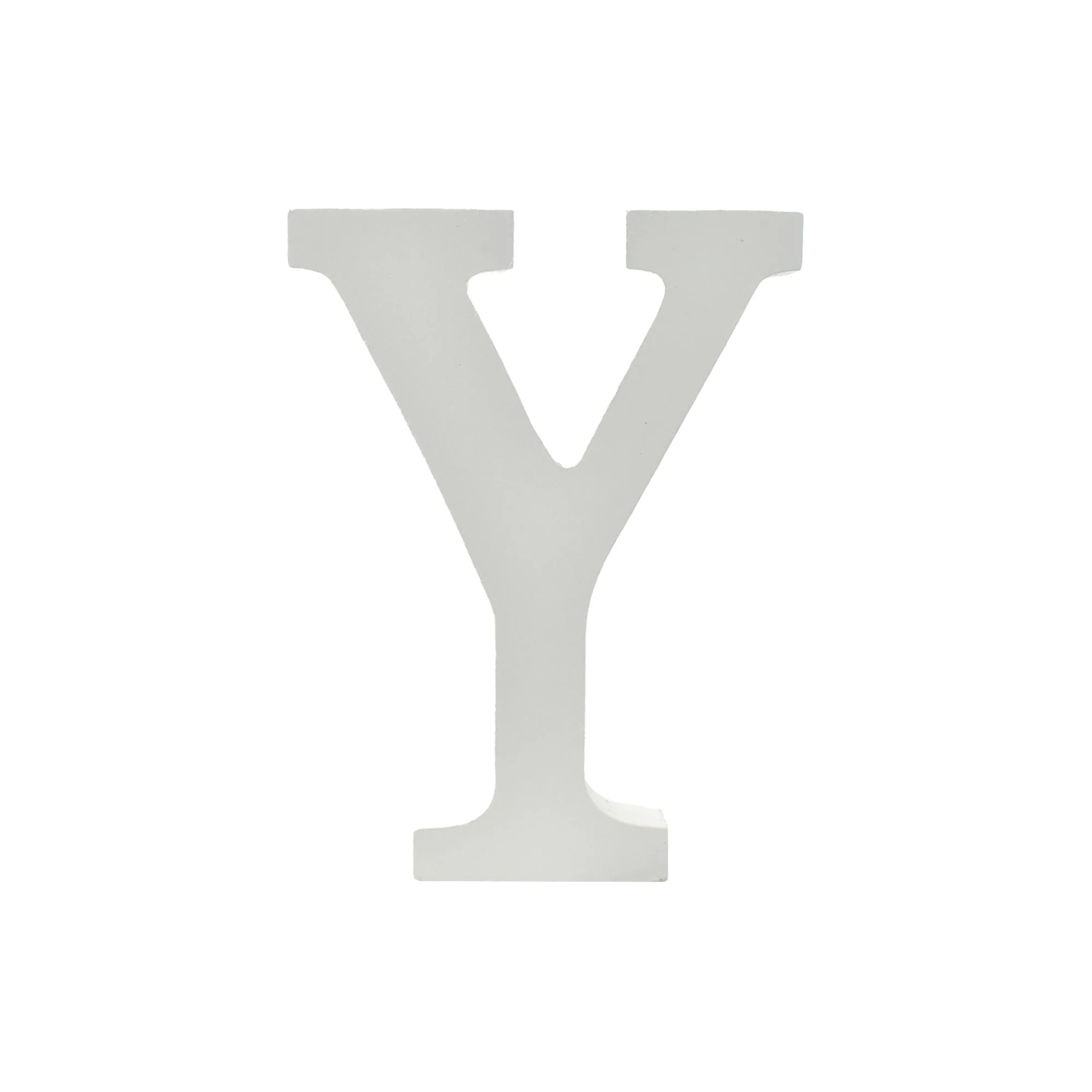 Wooden Standing Letters and Numbers, 4-3/4-inch, White - Image 25
